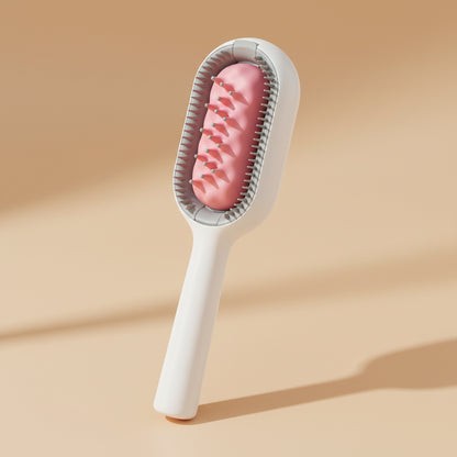 Pet Dog Brush Cat Comb Self Cleaning Pet Hair Remover Brush For Dogs Cats Grooming Tools Pets Dematting Comb Dogs Accessories