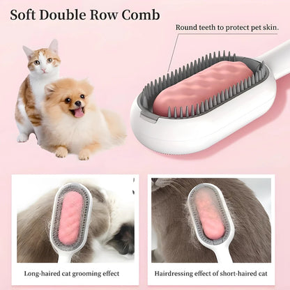 Pet Dog Brush Cat Comb Self Cleaning Pet Hair Remover Brush For Dogs Cats Grooming Tools Pets Dematting Comb Dogs Accessories